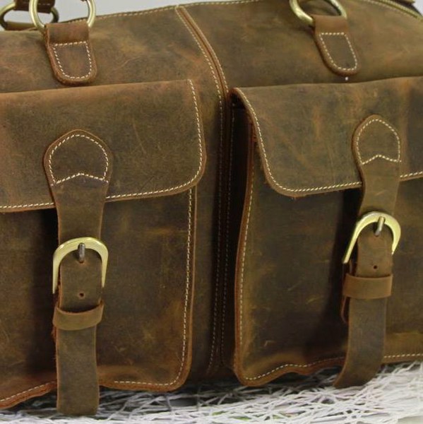 Túi trống da bò thời trang đẳng cấp túi xách du lịch hàng hiệu M80